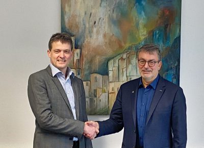 Bürgermeister Ernst und MdL Hans-Peter Behrens vereinbaren gute Zusammenarbeit und regelmäßigen Austausch
